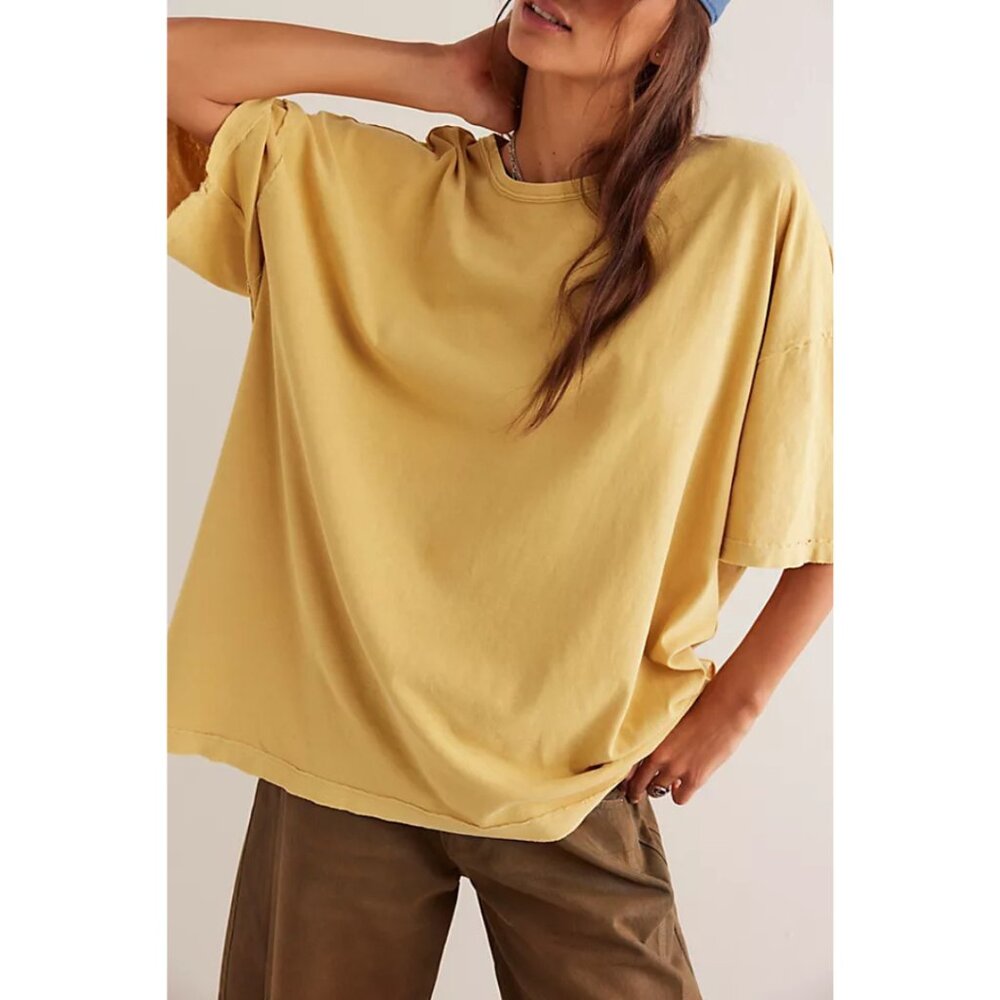 We The Free Devon Tee Pampas Oversized NWT Size Large